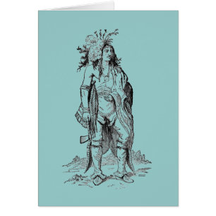 Indian Chief Greeting Card