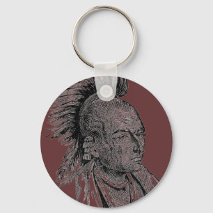 Indian Chief keychain
