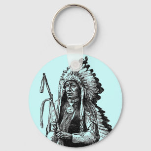 Indian Chief Keychain