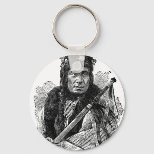 Indian Chief Keychain