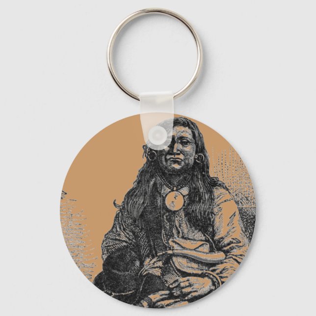 Indian Chief Keychain (Front)