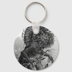Indian Chief Keychain