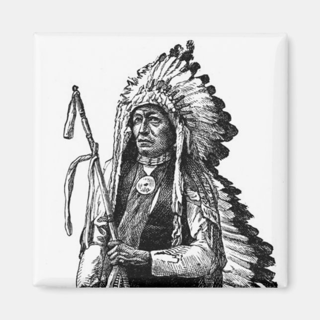 Indian Chief Magnet (Front)