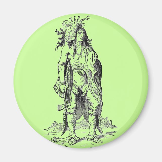 Indian Chief Magnet (Front)