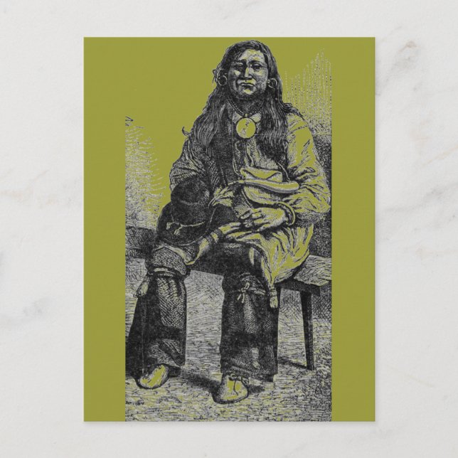 Indian Chief Postcard (Front)