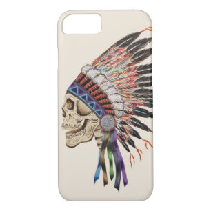 Indian Chief Skull iPhone 7 case
