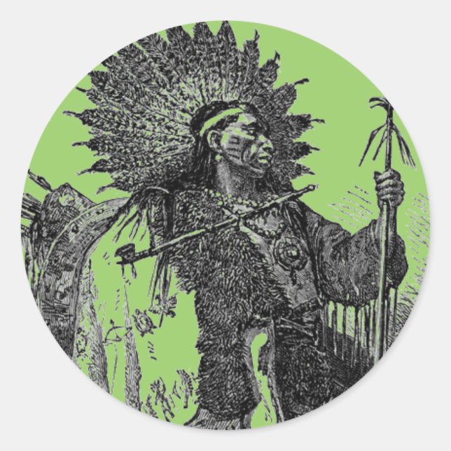 Indian Chief Sticker (Front)