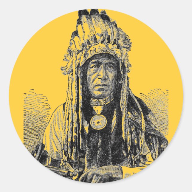 Indian Chief Sticker (Front)