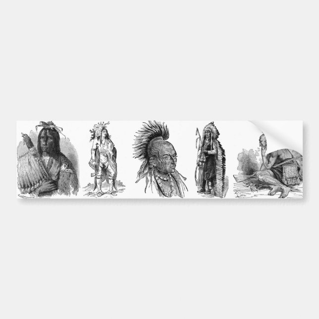 Indian Chiefs Bumper Sticker (Front)