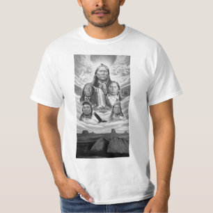 Indian Chiefs Native Americans Template Mens T-Shirt