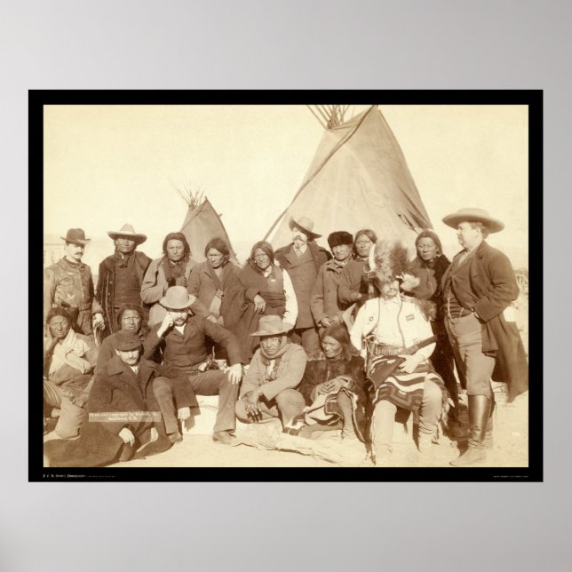Indian Chiefs & US Officials SD 1891 Poster (Front)