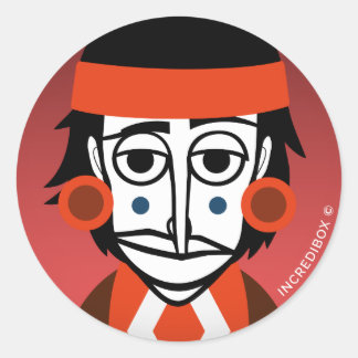 INDIAN CLASSIC ROUND STICKER