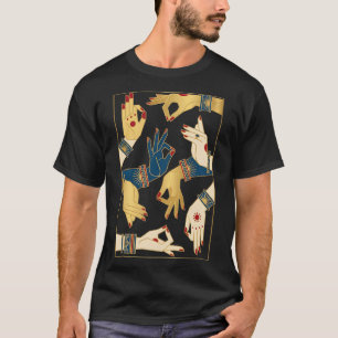 Indian Clical Dance Mudras Bharatanatyam Spiritual T-Shirt