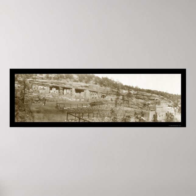 Indian Cliff Dwellings Photo 1908 Poster (Front)