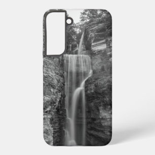 Indian Cliff Falls Grayscale Samsung Phone Case