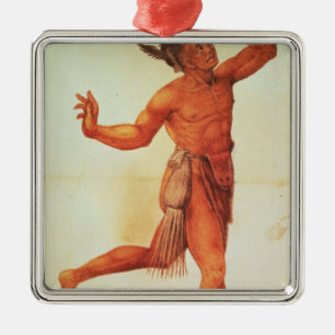 Indian Conjuror Metal Ornament