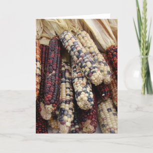 Indian Corn Card