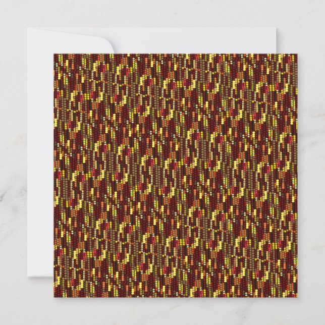 Indian Corn Pattern for Autumn (Front)