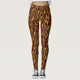 Indian Corn Pattern for Autumn Leggings