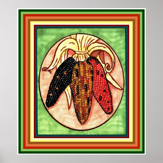 Indian Corn Print (Front)