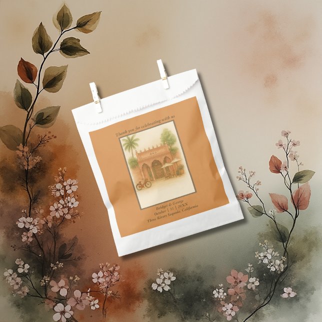 Indian Courtyard Destination wedding Escape Favour Bag (Creator Uploaded)