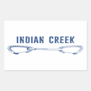 Indian Creek Climbing Quickdraw Sticker