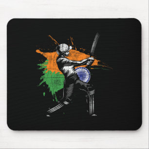 Indian Cricket Game - Cricketer Tsman Tting Cricke Mouse Pad