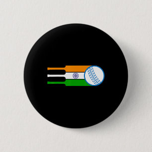 Indian Cricket Player Team Cricket Fans India Cric 2 Inch Round Button