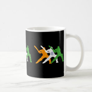 Indian Cricket Team Cricketer Fan Tsmen Flag Of In Coffee Mug
