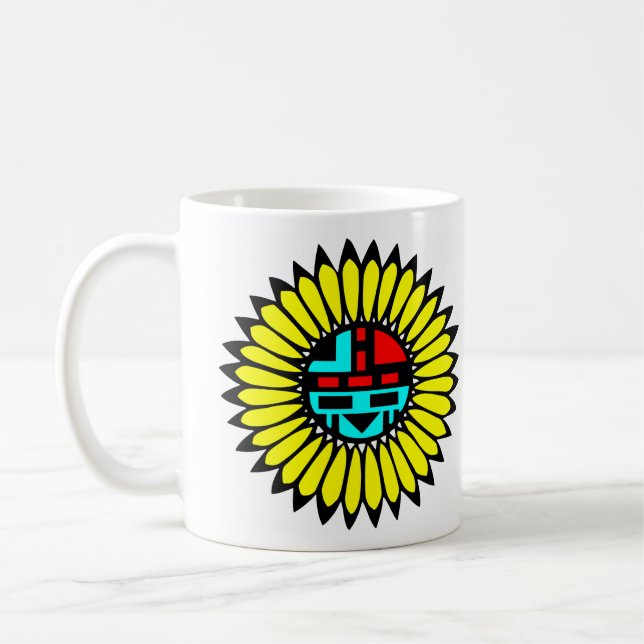 Indian Dance Shield Coffee Mug (Left)