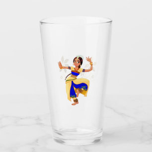 Indian Dancer Glass Cup