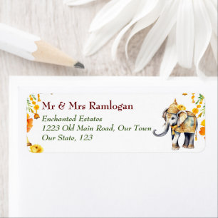 Indian decorated elephant