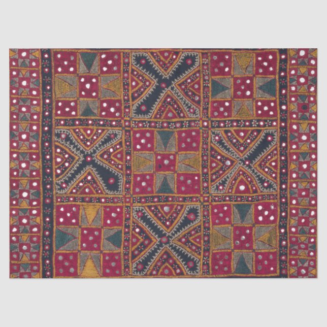 Indian Decorative Art Print Tissue Paper (Front)