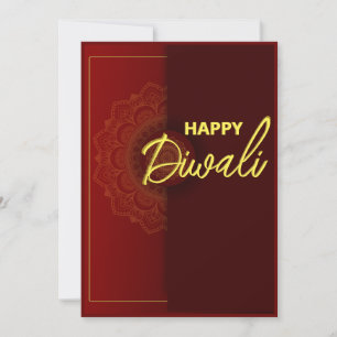 Indian Diwali greeting card