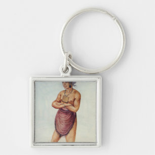 Indian Elder or Chief Keychain