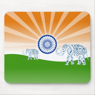 Indian elephant mouse pad