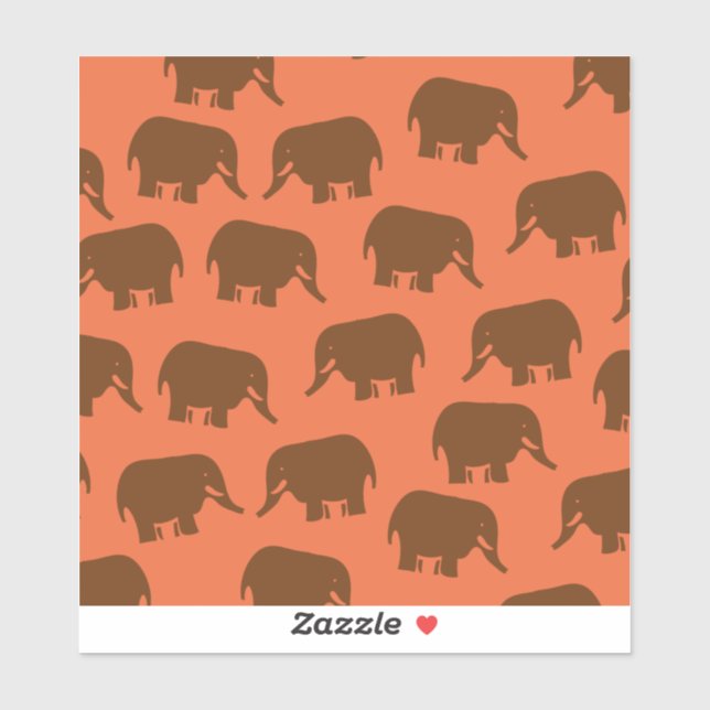 Indian Elephant Pattern (Sheet)