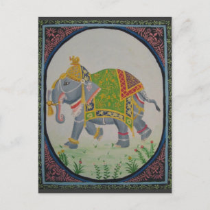 Indian Elephant Postcard
