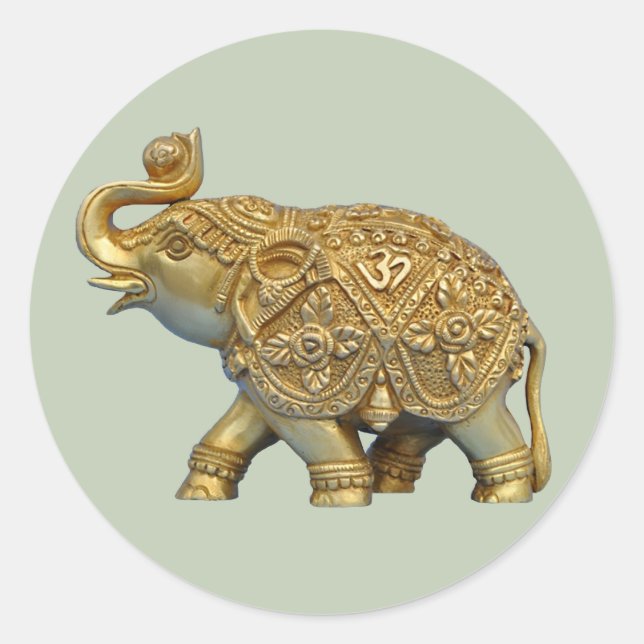 Indian Elephant Sticker (Front)