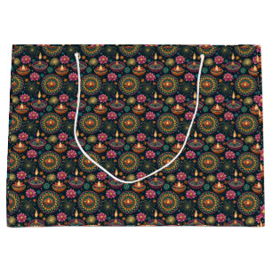 Indian Festive Wrap Large Gift Bag