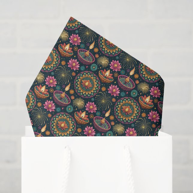 Indian Festive Wrap Tissue Paper (Gift Bag)
