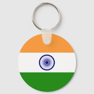 Indian Flag - High Quality Image Keychain