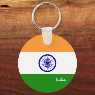 Indian Flag & India holiday, patriots / sports Keychain