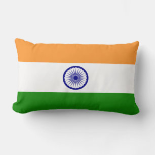 Indian Flag (India) (South Asian Country) (Bharat) Lumbar Pillow