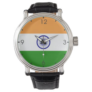 Indian Flag (India) (South Asian Country) (Bharat) Watch