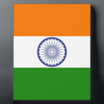 Indian Flag Plaque<br><div class="desc">I like flags of the world with all the different designs and colours!  Feel free to customize this to meet your needs.  Thanks for visiting and have a wonderful day!</div>