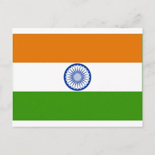 Indian Flag Postcard