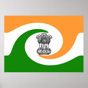 Indian flag poster