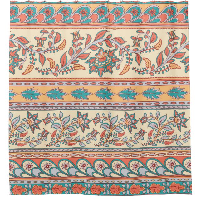 Indian Floral Borders Seamless Pattern (Front)