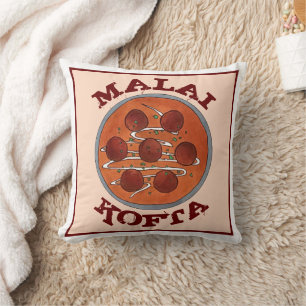 Indian Food Cuisine Malai Kofta Vegetarian Dish Throw Pillow